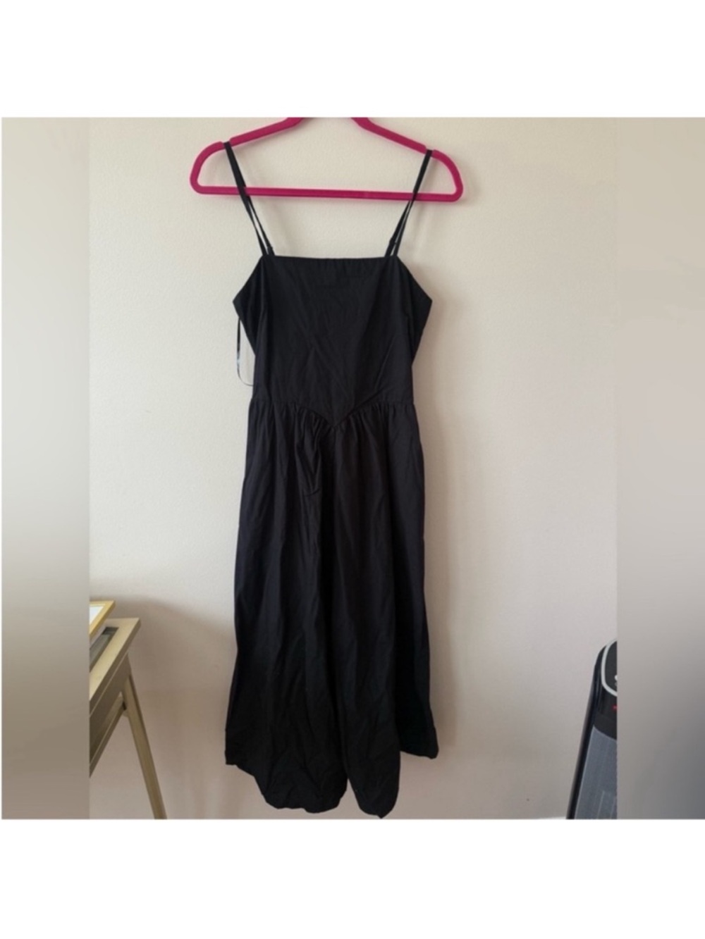 Black Spaghetti Strap Maxi Dress size Medium